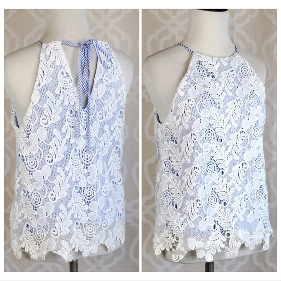 Bonnie Blue Lace Top - Picture 4 of 8